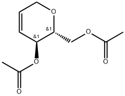 1,5-안히드로-2,3-디데옥시-D-에리트로-헥스-2-에니톨4,6-디아세테이트 구조식 이미지