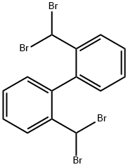 1,1'-Biphenyl, 2,2'-bis(dibromomethyl)- 구조식 이미지
