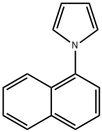 1H-Pyrrole, 1-(1-naphthalenyl)- 구조식 이미지