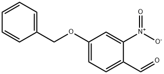 Benzaldehyde, 2-nitro-4-(phenylmethoxy)- Structure