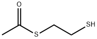 Ethanethioic acid, S-(2-mercaptoethyl) ester Structure