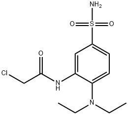 Acetamide, N-[5-(aminosulfonyl)-2-(diethylamino)phenyl]-2-chloro- Structure