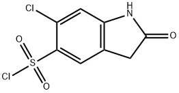 1H-Indole-5-sulfonyl chloride, 6-chloro-2,3-dihydro-2-oxo- Structure