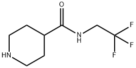 4-Piperidinecarboxamide, N-(2,2,2-trifluoroethyl)- 구조식 이미지