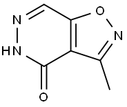 Isoxazolo[4,5-d]pyridazin-4(5H)-one, 3-methyl- Structure