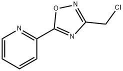 Pyridine, 2-[3-(chloromethyl)-1,2,4-oxadiazol-5-yl]- 구조식 이미지
