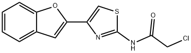 Acetamide, N-[4-(2-benzofuranyl)-2-thiazolyl]-2-chloro- Structure