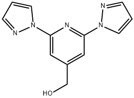 4-Pyridinemethanol, 2,6-di-1H-pyrazol-1-yl- Structure