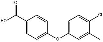 JR-7133, 4-(4-Chloro-3-methylphenoxy)benzoic acid, 97% 구조식 이미지
