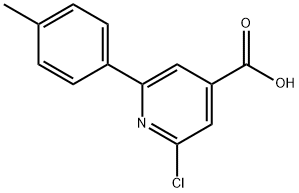 JR-6361, 2-Chloro-6-p-tolylpyridine-4-carboxylic acid, 97% 구조식 이미지