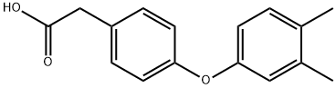 JR-8330, 2-(4-(3,4-Dimethylphenoxy)phenyl)acetic acid, 97% 구조식 이미지