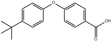 Benzoic acid, 4-[4-(1,1-dimethylethyl)phenoxy]- 구조식 이미지