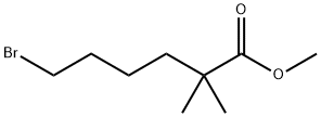 Hexanoic acid, 6-bromo-2,2-dimethyl-, methyl ester 구조식 이미지