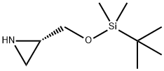 Aziridine, 2-[[[(1,1-dimethylethyl)dimethylsilyl]oxy]methyl]-, (2S)- Structure