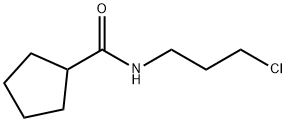 N-(3-chloropropyl)cyclopentanecarboxamide Structure