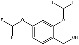 Benzenemethanol, 2,4-bis(difluoromethoxy)- Structure