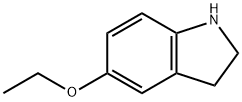 1H-Indole, 5-ethoxy-2,3-dihydro- 구조식 이미지