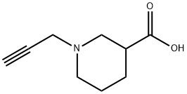 3-Piperidinecarboxylic acid, 1-(2-propyn-1-yl)- 구조식 이미지