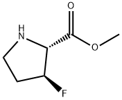 L-Proline, 3-fluoro-, methyl ester, (3S)- Structure