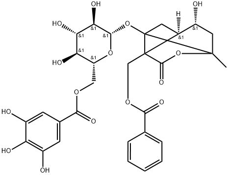 6′-O-galloylalbiflorin Structure