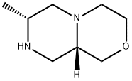 Pyrazino[2,1-c][1,4]oxazine, octahydro-7-methyl-, (7R,9aS)- Structure