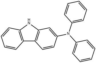 9H-Carbazol-2-amine, N,N-diphenyl- Structure