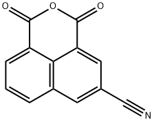 1H,3H-Naphtho[1,8-cd]pyran-5-carbonitrile, 1,3-dioxo- Structure