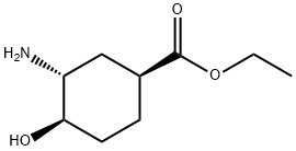 Cyclohexanecarboxylic acid, 3-amino-4-hydroxy-, ethyl ester, (1S,3R,4R)- Structure