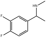 1-(3,4-difluorophenyl)-N-methylethanamine Structure