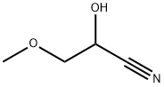 Propanenitrile, 2-hydroxy-3-methoxy- Structure