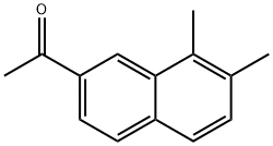 Ethanone, 1-(7,8-dimethyl-2-naphthalenyl)- Structure