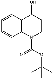 tert-Butyl 4-hydroxy-3,4-dihydro-2H-quinoline-1-carboxylate 구조식 이미지