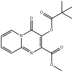 Methyl 3-[(pivaloyl)oxy]-4-oxo-4H-pyrido[1,2-a]pyrimidine-2-carboxylate 구조식 이미지