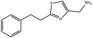 2-(2-phenylethyl)-1,3-thiazol-4-yl]methanamine Structure
