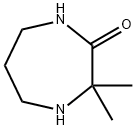 2H-1,4-Diazepin-2-one, hexahydro-3,3-dimethyl- Structure