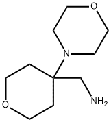 4-(morpholin-4-yl)oxan-4-yl]methanamine 구조식 이미지