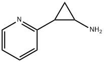 Cyclopropanamine, 2-(2-pyridinyl)- Structure