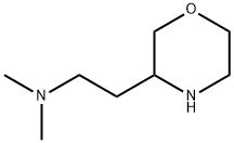 3-Morpholineethanamine, N,N-dimethyl- Structure