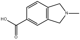 1H-Isoindole-5-carboxylic acid, 2,3-dihydro-2-methyl- Structure