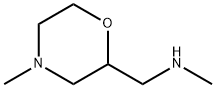 methyl[(4-methylmorpholin-2-yl)methyl]amine Structure