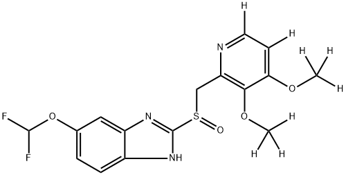[2H8]-Pantoprazole Structure
