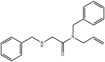 N-Allyl-N-benzyl-2-(benzylamino)acetamide 구조식 이미지