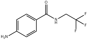 Benzamide, 4-amino-N-(2,2,2-trifluoroethyl)- Structure