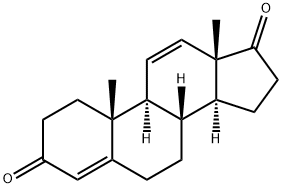 Androsta-4,11-diene-3,17-dione (9CI) Structure