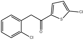 Ethanone, 2-(2-chlorophenyl)-1-(5-chloro-2-thienyl)- Structure