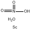 Nitric acid, scandium(3+) salt, hydrate (3:1:6) Structure