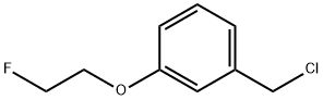 3-(chloromethyl)phenyl 2-fluoroethyl ether Structure