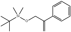 Benzene, [1-[[[(1,1-dimethylethyl)dimethylsilyl]oxy]methyl]ethenyl]- Structure