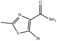 4-Thiazolecarboxamide, 5-bromo-2-methyl- 구조식 이미지