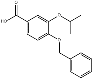 Benzoic acid, 3-(1-methylethoxy)-4-(phenylmethoxy)- Structure